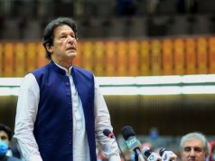 Pakistan Prime Minister Imran Khan protests to the U.S. about alleged interference. Pakistan Prime Minister Imran Khan protests to the U.S. about alleged interference.